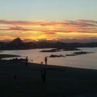 Tramonto spiaggia di Cattolica